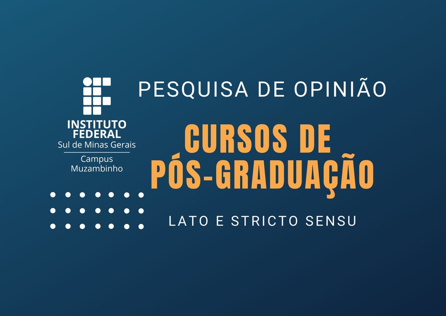 PESQUISA DE OPINIÃO