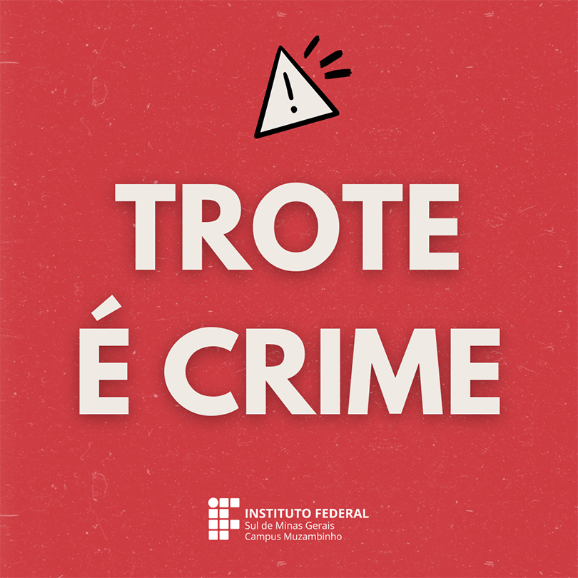 trote é crime