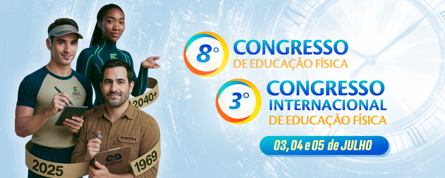 Congresso de Educação física está com inscrições abertas. 